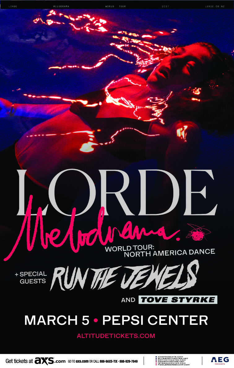 Lorde at Pepsi Center in Denver, Colorado